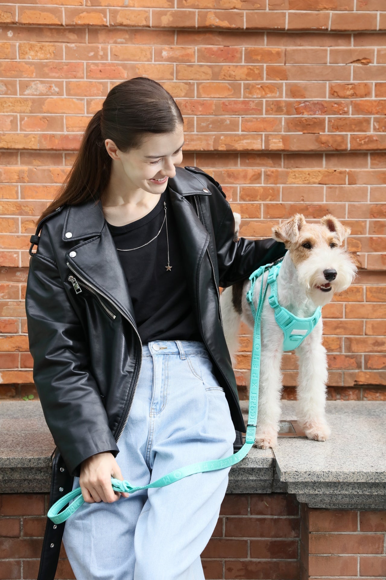 PADDED ACTIVE PET LEASH - MINT PURPLE