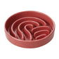 [Wave] Slow Feeder Dog Bowls - Pink / Beige / Orange