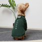 Embroidery Waffle T-Shirt - Green